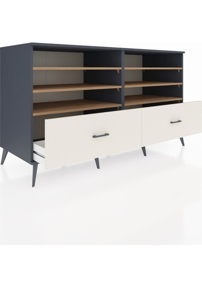 Kronos Konsol 6 Raflı 2 Çekmeceli 176x59x99 Antrasit-çam/aytaşı Antrasit-çam/aytaşı Kronos Konsol 6 Raflı 2 Çekmeceli 176x59x99 Antrasit-çam/aytaşı Antrasit-çam/aytaşı