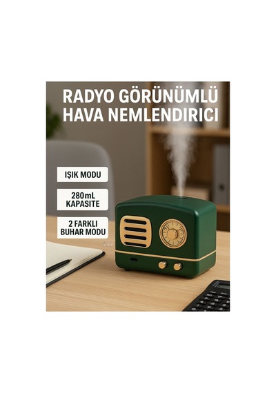 Radyo Görünümlü Hava Nemlendirici