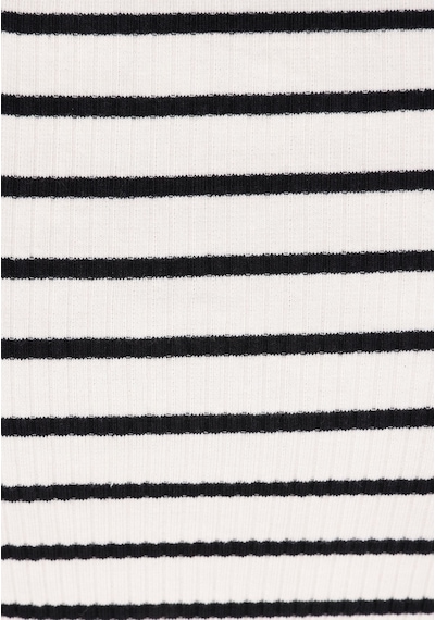 Colin's Colins Slim Fit Polo Yaka Çizgili Kadın Siyah Kısa Kol Tişört Cl1073207 Q1.v1 Blk Siyah