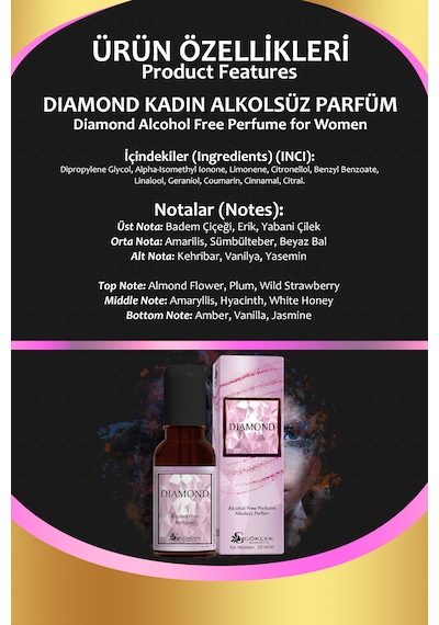 Gökçek Şifa Ms. Diamond Kadın Parfüm 10 ML