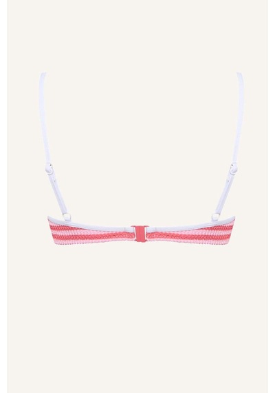 Defacto Regular Fıt Kırışık Dokulu Pembe Bikini Üstü G7027ax26smpn69 Pembe-pn69