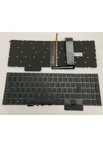 Nion Lenovo İdeapad Gaming 3-15ach6 Type 82k2 Notebook Klavye Siyah Aydınlatmalı Tr Mavi Tuş