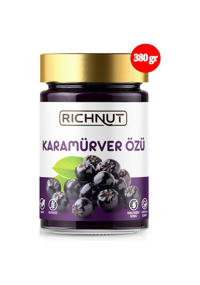 Kara Mürver Özü Katkı, Koruyucu, Renklendirici İçermez Diğer