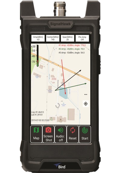 Bird Sh-60s-aoa Signal Hawk Aoa Spectrum Analyzer 9 Khz - 6 Ghz