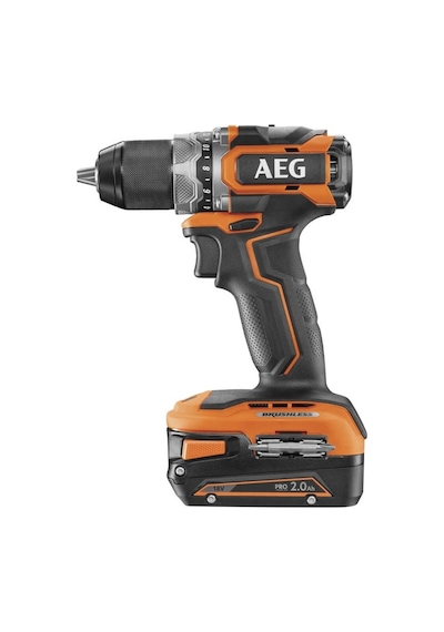 AEG BS 18 SBL-202C Kömürsüz 2.0Ah Çift Akülü Vidalama - T4935472277