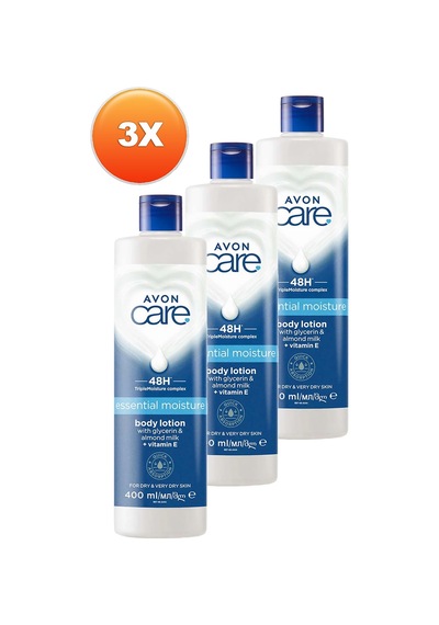 Avon Care Essential Nemlendirici Vücut Losyonu 3 x 400 ML