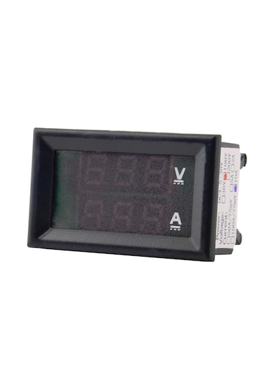 Dijital Voltmetre Dijital Ampermetre Dc 0-100V 10A Gerilim Akım