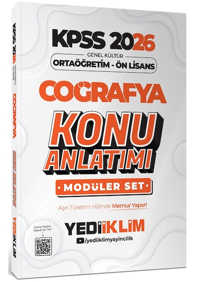 Yediiklim 2026 Kpss Ortaöğretim Ön Lisans Gy-gk Konu Anlatımlı Mo