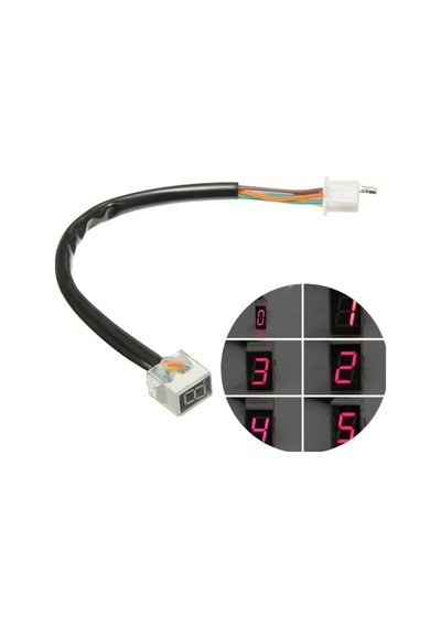 Motosiklet Dijital Vites Göstergesi Universal Led Gösterge (357596276)