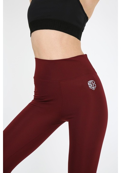 Sportonex So21s001 Essential 7/8 Tights Kadın Tayt Bordo