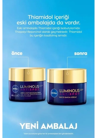 Luminous630 Gece Kremi 50 Ml