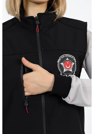 Güvenlik Soft Shell Yelek Siyah