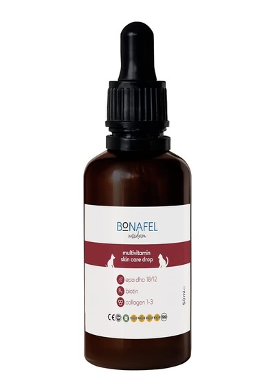 Nutriderm Kedi Ve Köpekler İçin Balık Yağı Bazlı Deri Ve Tüy Sağlığı Damlası 50 Ml