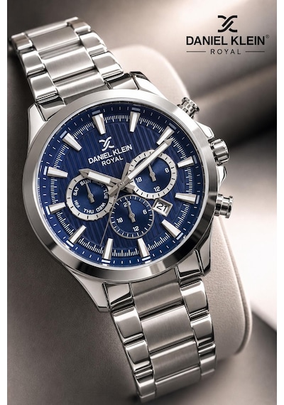 Daniel Klein Premium Çelik Kordon 2 Yıl Garantili 3 Atm Suya Dayanıklı Erkek Kol Saati Edk.r11095.3 Gümüş