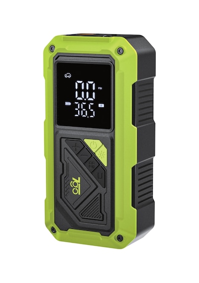 7go 7a4 Akü Takviyeli Hava Pompası & Jump Starter 10000mah Powerbank Çok Fonksiyonlu Araç Destek C