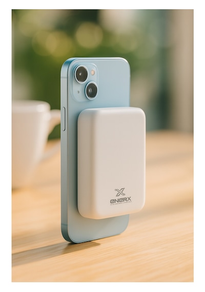 Enerx ENR-P10WC 10.000 Mah Magsafe Powerbank Beyaz