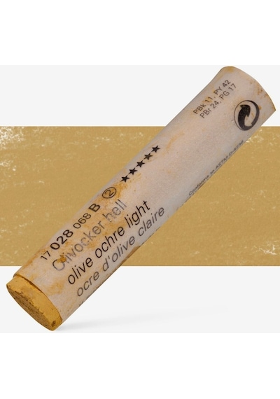 Schmincke : Artist Soft Pastel Boya : 028 B Olive Ochre Light
