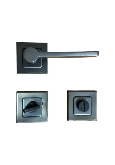 Sese Argun Wc Kare Antrasit Rozetli Kapı Kolu 200-258r-02-54