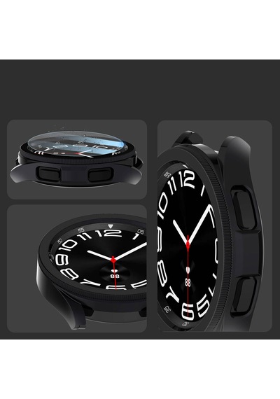 Galaxy   Uyumlu  Watch 6 Classic 47mm Sert Pc Kasa Ve Ekran Koruyucu Zore Watch Gard 29