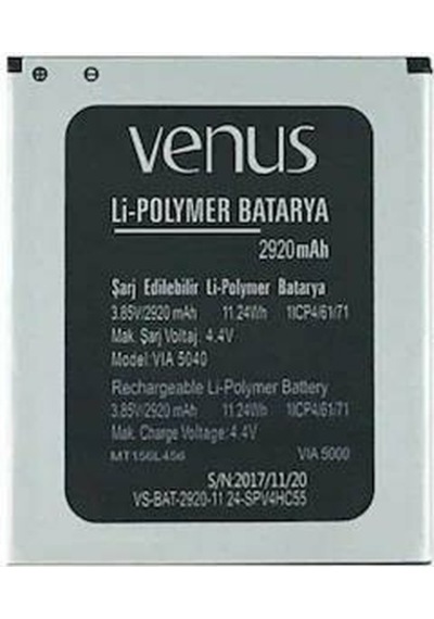 Vestel Uyumlu Venüs V3 5530 Pil Batarya Vs-Bat-2920-11.24