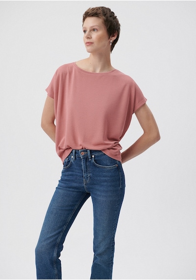 Mavi - Lux Touch Pembe Modal Tişört 167245-71072 Pembe