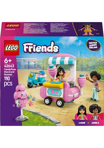LEGO® Friends Pamuk Şeker Standı ve Scooter 42643 - 6 Yaş ve Üzeri Çocuklar için Mini Bebek İçeren Yaratıcı Oyuncak Yapım Seti (110 Parça) LEGO® Friends Pamuk Şeker Standı ve Scooter 42643 - 6 Yaş ve Üzeri Çocuklar için Mini Bebek İçeren Yaratıcı Oyuncak Yapım Seti (110 Parça)