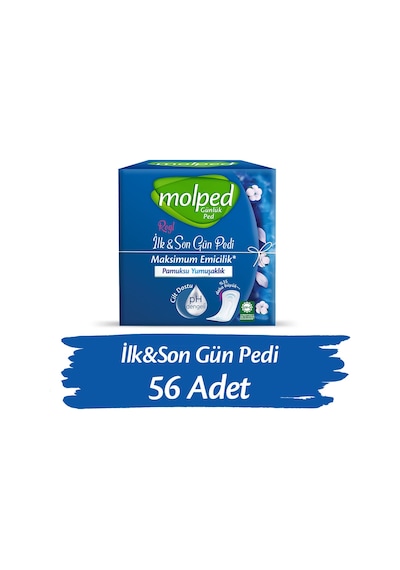 Molped İlk & Son Günlük Pedi Uzun 56 Adet