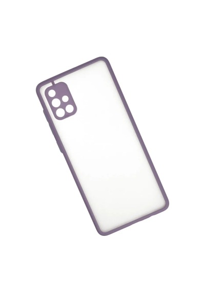 Jenerik Samsung Galaxy Uyumlu A71 Kılıf Montreal Silikon Kapak - Mor