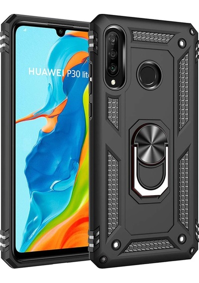 Huawei P30 Lite Kilif Zirhli Standli Miknatisli Tank Kapak 392979097