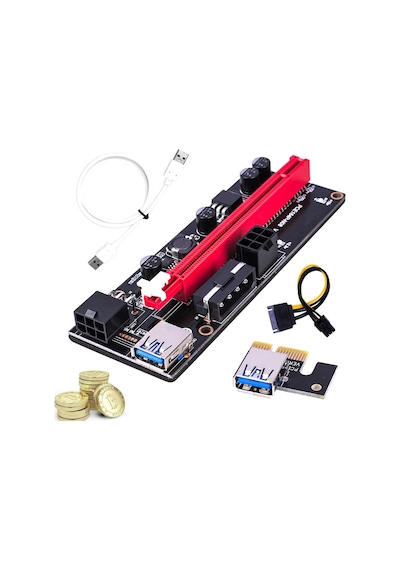Riser V009S Yükseltici Pcı-Express X1 To X16 Mining Ethe