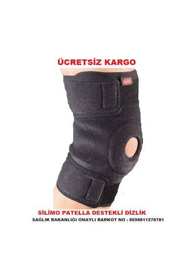 Patella Destekli Dizlik Neopren Patella Açık Dizlik