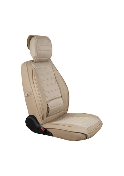Fiat Egea Cross Uyumlu Lüx Deri Oto Koltuk Kılıfı Ön/arka Set Bej Fs