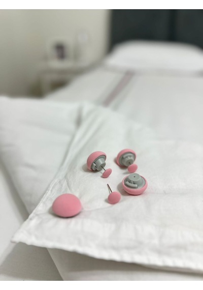 4 Adet Çok Amaçlı Kılıf Sabitleyici Düzenleyici Kumaş Gri Diğer