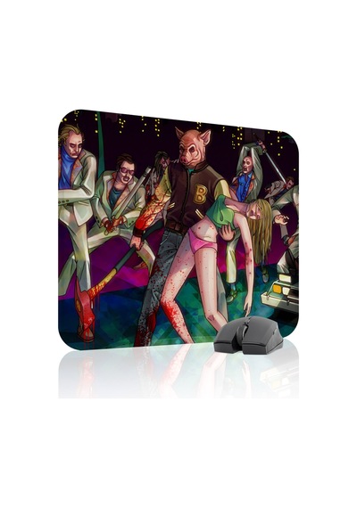 Hotline Miami Kaymaz Dikişli Kauçuk Oyuncu Mousepad V5 - 48x40 Xl Gaming Mouse Pad Fare Altlığı