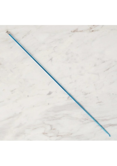 Abarta 4,0mm Renkli Metal Gagalı Örgü Şiş Tunus Tığ 25cm-mavi 1 Adet