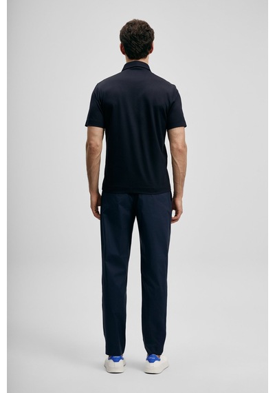 Lufian Hudson Smart Erkek Polo T-shirt 111040234 Lacivert