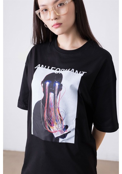 Flood Of Style Unisex Aniformant Siyah Tshirt