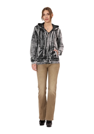 Cipo & Baxx Wl379 Kadın Hoodie Sweatjacket Cipo&baxx Şık, Rahat Ve Modern Tasarım Anthracıte Cipo & Baxx Wl379 Kadın Hoodie Sweatjacket Cipo&baxx Şık, Rahat Ve Modern Tasarım Anthracıte