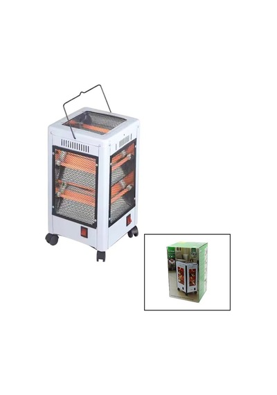 Kiwi Kht-8407 Elektirikli Ve İnovatif Çok Yönlü Isıtıcı Soba Fan 225x225x435mm Tekerlekli