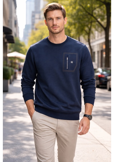 Remsa Erkek Fermuar Detay Bisiklet Yaka Pamuklu Sweatshirt 24722 Koyu Lacivert Koyu Lacivert Remsa Erkek Fermuar Detay Bisiklet Yaka Pamuklu Sweatshirt 24722 Koyu Lacivert Koyu Lacivert