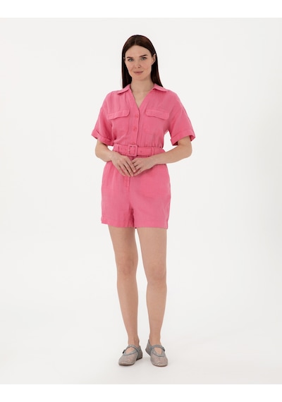 Pierre Cardin Kadın Pembe Tulum Dokuma 50301204-vr041 Pembe