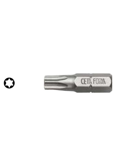 Ceta Form 3 Parça 1/4" TORX Bits Uç - T15 x 25 mm / Kartlı