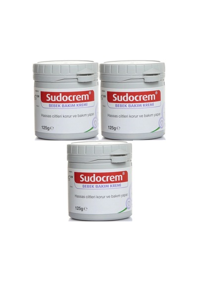 Sudocrem Cilt Bebek Bakım - Pişik Kremi 125gr 3 Lü Set