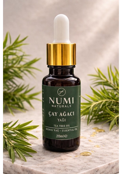 Çay Ağacı Yağı 20 Ml Saf Tea Tree Oil Uçucu Yağ, Cilt Ve Aromaterapi Yağı