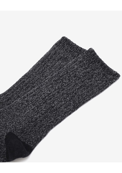 Skechers Non Terry Crew - 3'lü Paket Erkek Çorap Erkek Black Combo Çorap S116025-007 Siyah