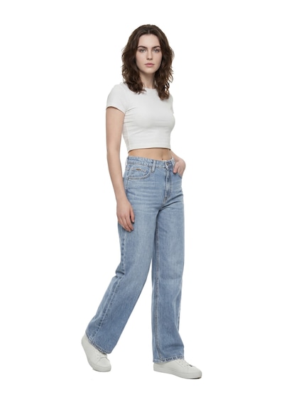 LOFT Wide Leg Regular Fit Kadın Pantolon Lf2037069 Q1.v1 Denim