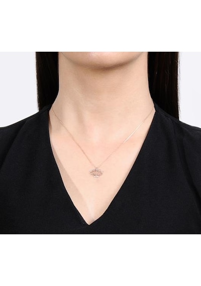 Tektaş - Pembe Altın 14 Ayar Kral Tacı Kolye N11.45712