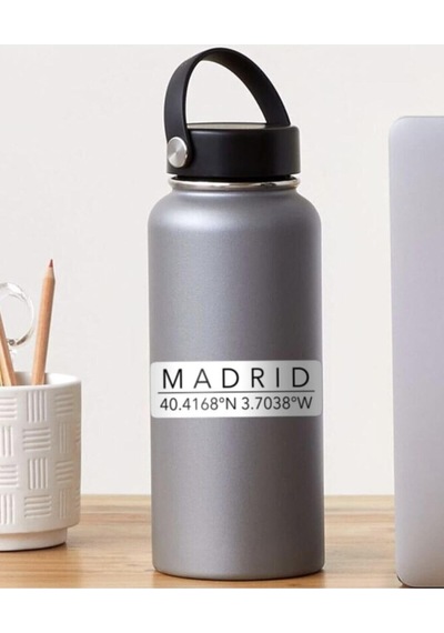 Ispanya- Madrid - Barselona Tasarımlı 17'li Sticker Seti