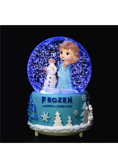 Frozen Temalı Orta Boy Işıklı Müzikli Kar Küresi (548605004)
