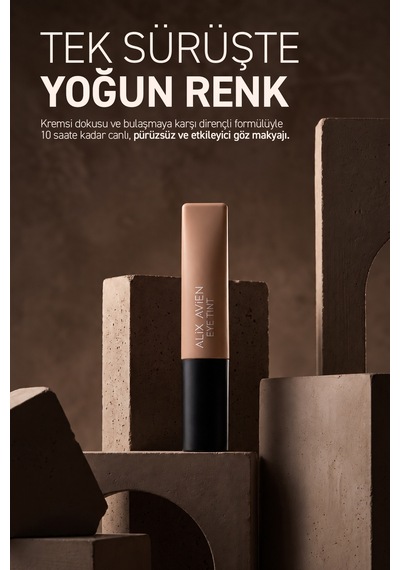 Uzun Süre Kalıcı Kremsi Likit Göz Farı - Eye Tint Creamy Sensation Eyeshadow 101 Rose Beige Nude